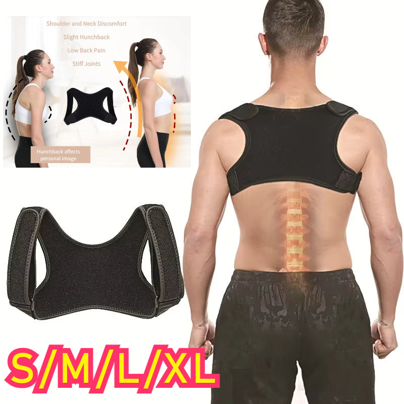Adjustable Shoulder Brace Straight Holder, Invisible Back Posture Corrector Trainer, Clavicle Support for Adults