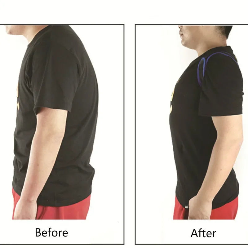 Adjustable Shoulder Brace Straight Holder, Invisible Back Posture Corrector Trainer, Clavicle Support for Adults