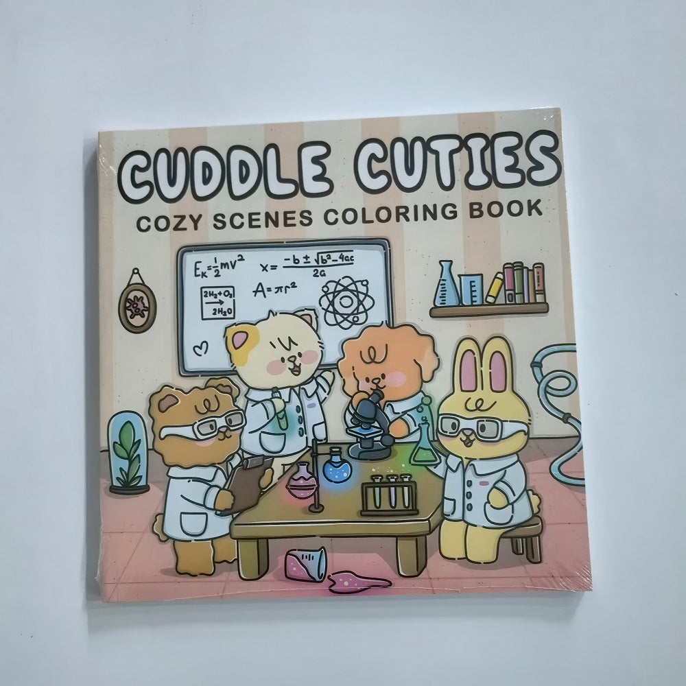 Halloween Coloring Book For Adults And Teens Adorable Creepy Creatures Cozy Moments Relaxation Gift 3