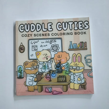 Halloween Coloring Book For Adults And Teens Adorable Creepy Creatures Cozy Moments Relaxation Gift 3