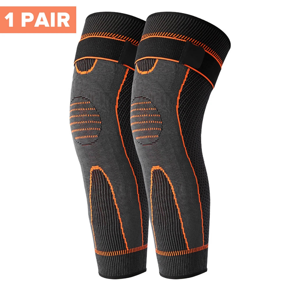 Elastic Nylon Sport Compression Knee Pads Fitness Knee Support Braces Bandage For Basketball Runnin 5