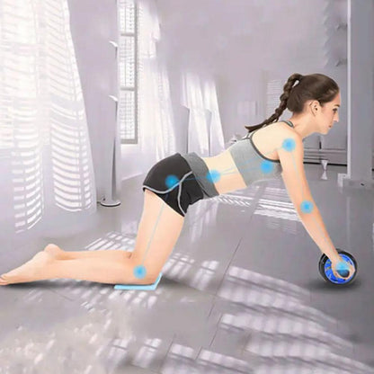 Muscle Trainer Fitness Equipment Rolller Wheel Abdominal Exercise Roller Ab Roller Wheel No Noise N 1