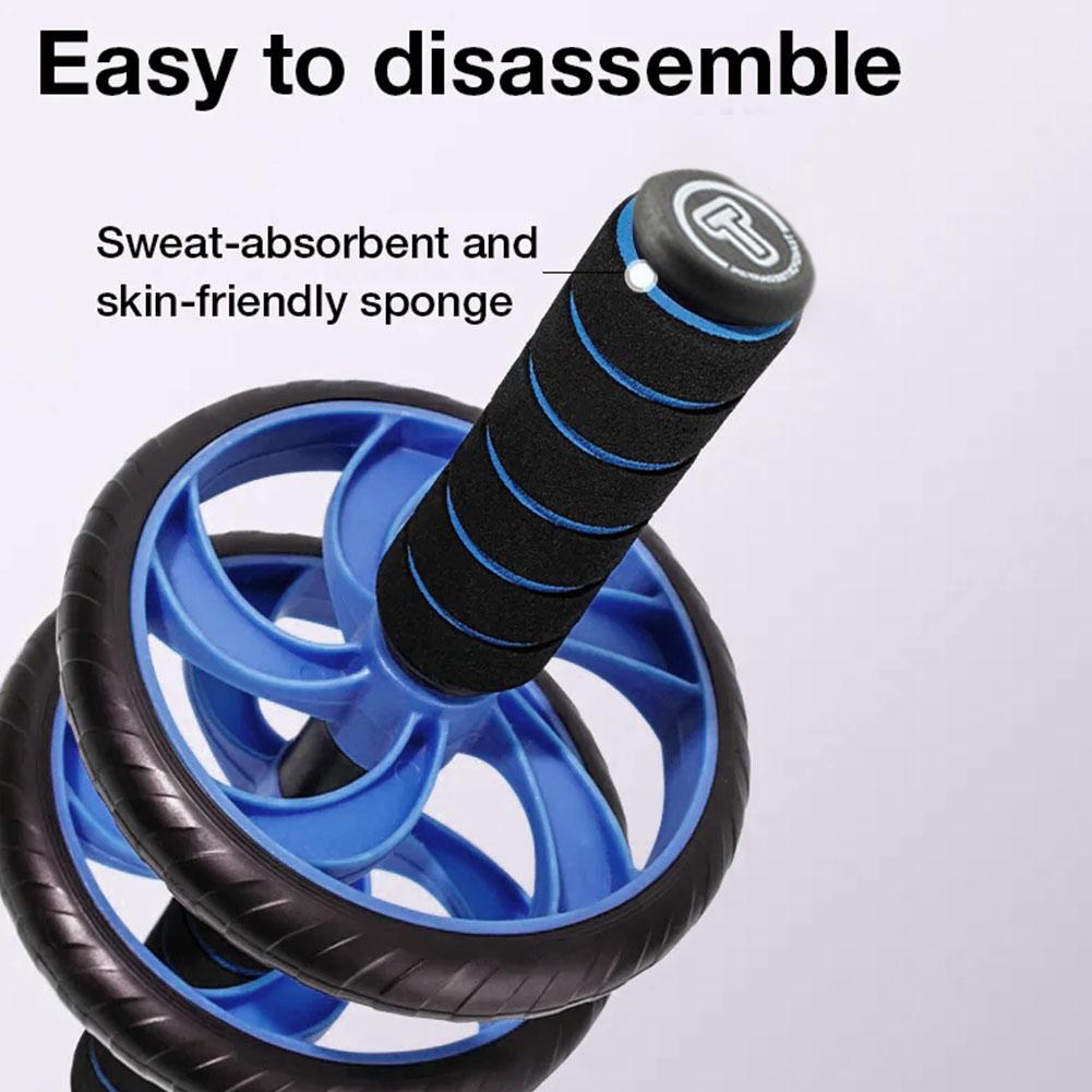 Muscle Trainer Fitness Equipment Rolller Wheel Abdominal Exercise Roller Ab Roller Wheel No Noise N 2