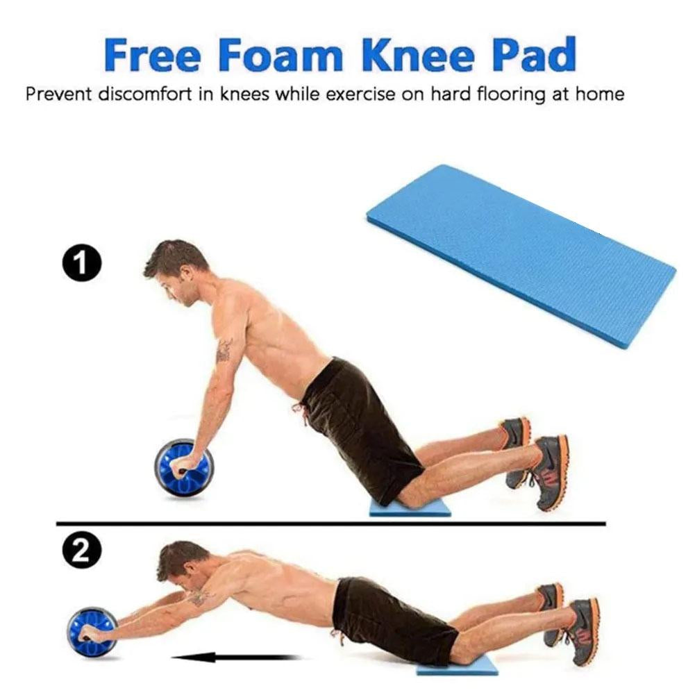 Muscle Trainer Fitness Equipment Rolller Wheel Abdominal Exercise Roller Ab Roller Wheel No Noise N 3
