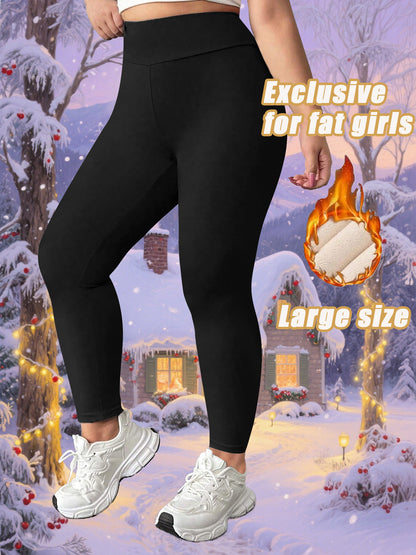 Winter Fleece Lined Leggings for Women, High Waisted, High Elasticity, Warm and Comfortable for Sports, Yoga, and Lounge