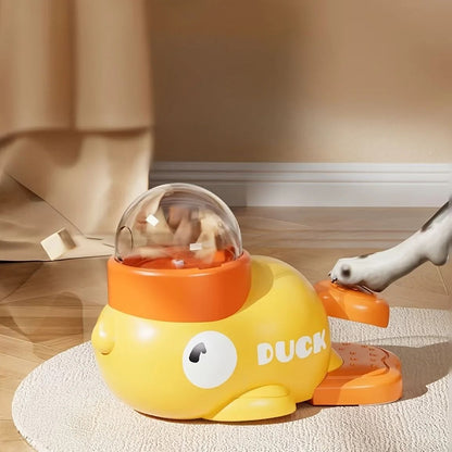 Duck Design Pet Snack Puzzle Feeder Anti Slip Food Dispenser For Dogs And Cats 2