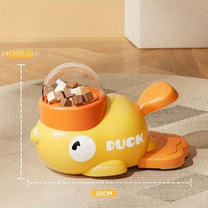 Duck Design Pet Snack Puzzle Feeder Anti Slip Food Dispenser For Dogs And Cats 3