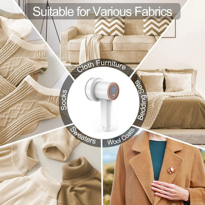 Electric Fabric Shaver Digital Display Rechargeable Lint Remover For Clothing And Blanket 1