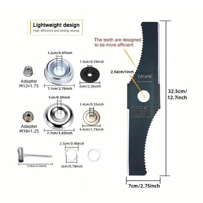 Durable Steel Weeding Blade And Brush Knife Trimming Head For Garden And Lawn 5