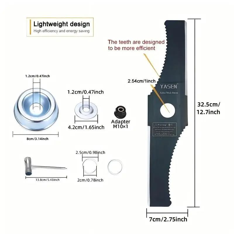 Durable Steel Weeding Blade And Brush Knife Trimming Head For Garden And Lawn 7