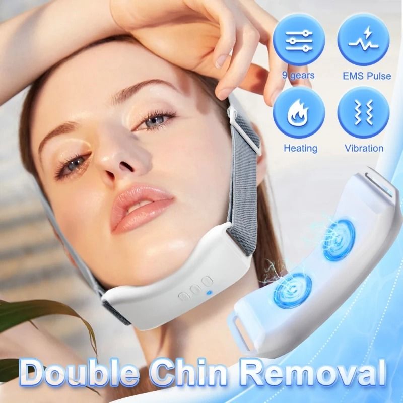 Vibration Face Lift Massager and Double Chin Remover Belt