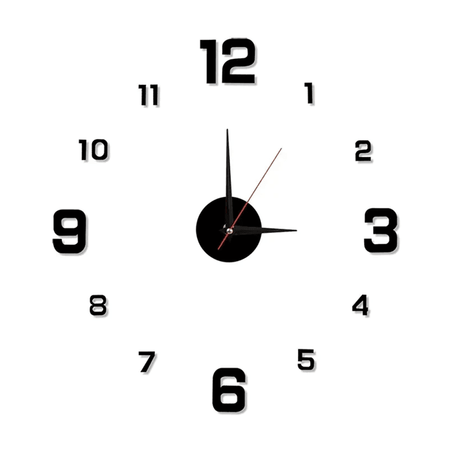 LumiGlow Modern 3D Luminous Wall Clock