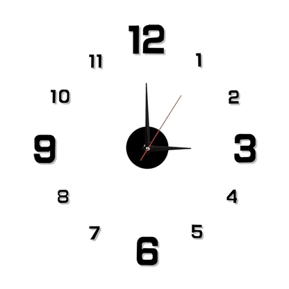 LumiGlow Modern 3D Luminous Wall Clock