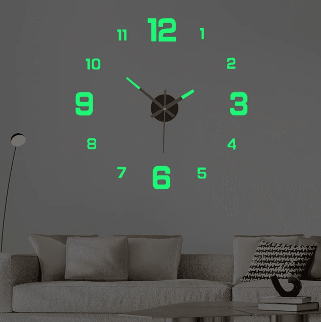LumiGlow Modern 3D Luminous Wall Clock 5