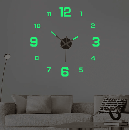 LumiGlow Modern 3D Luminous Wall Clock 5