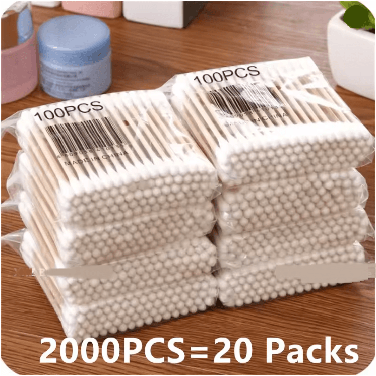 PureSoft DoubleHead Wood Stick Cotton Buds Pack 3