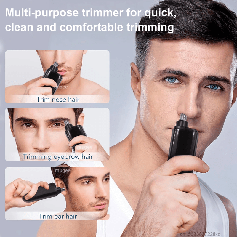 PrecisionGroom USB Rechargeable Nose  Ear Hair Trimmer 1