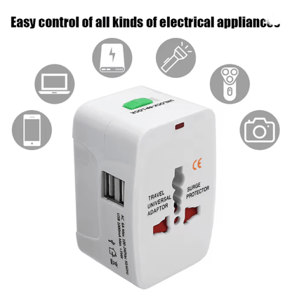 GlobeCharge AllinOne International Plug Adapter 2