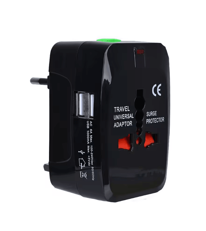 GlobeCharge AllinOne International Plug Adapter 6