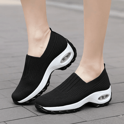 WalkEase Orthopedic Platform Mesh SlipOn Shoes For Women 1