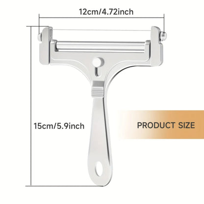 Adjustable Stainless Steel Cheese Slicer For Effortless Precision Cutting 2