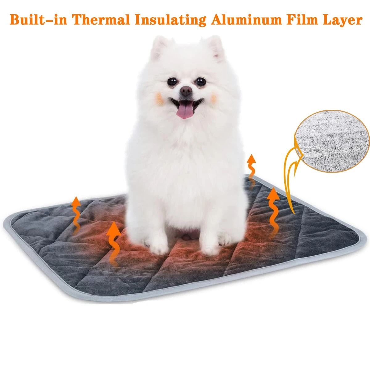 Self Warming Thermal Pet Pad for Dogs and Cats