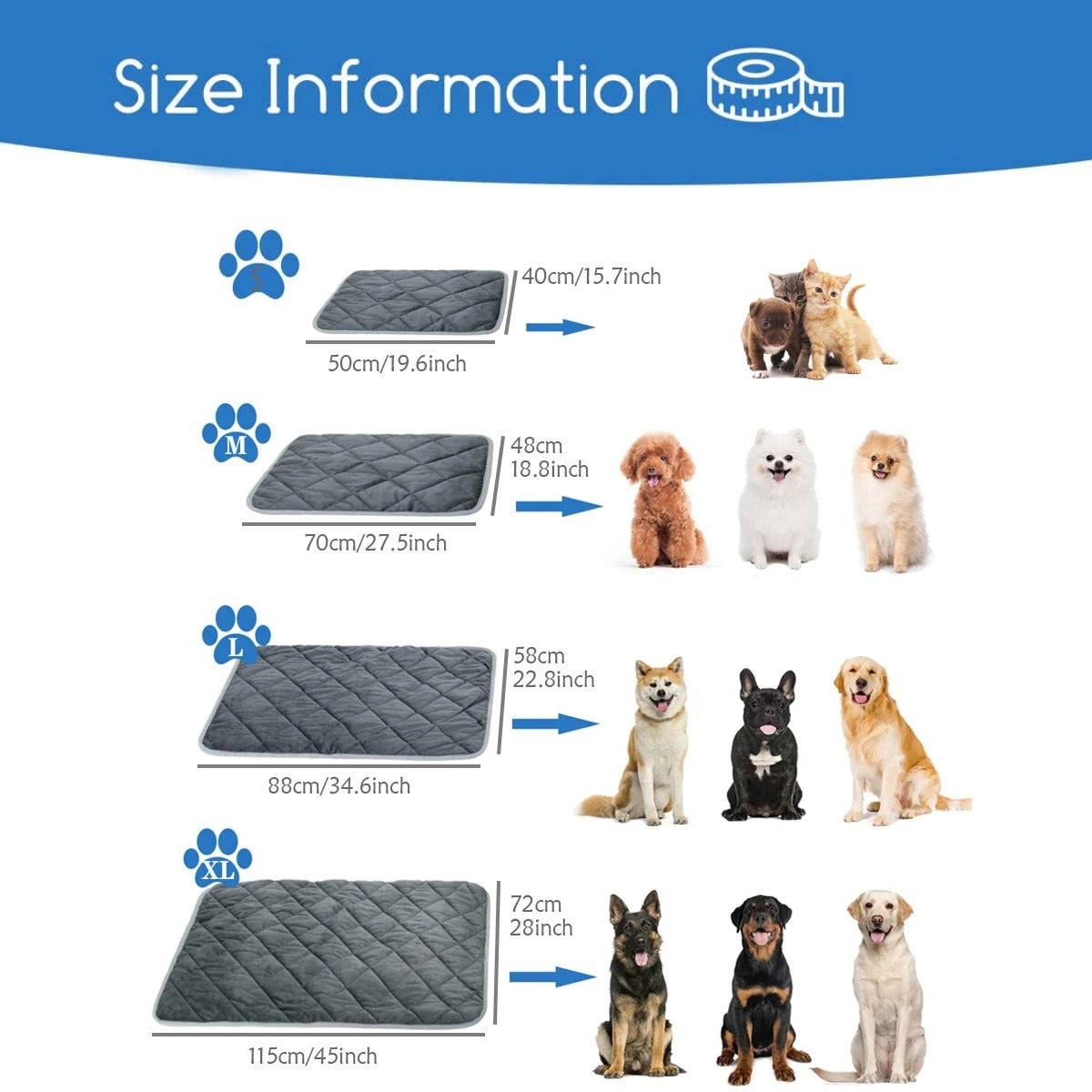 Self Warming Thermal Pet Pad For Dogs And Cats 1