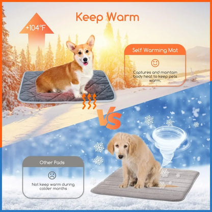 Self Warming Thermal Pet Pad For Dogs And Cats 2