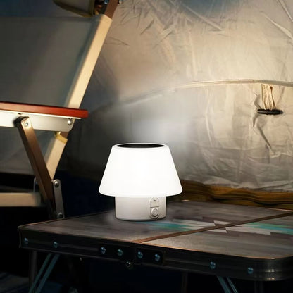 Solar Mushroom Mini Table Lamp  Portable USB  Solar Powered Night Light For Outdoor Patio Camping   7