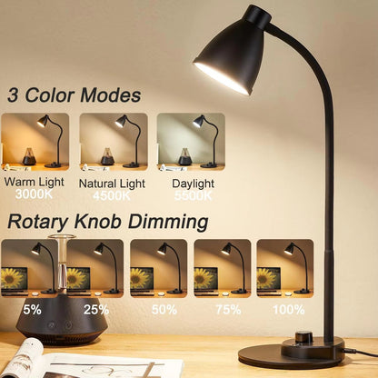USBC Dimmable LED Desk Light  3Mode Reading Lamp With Intelligent Auto Dimming  Task Lighting 1