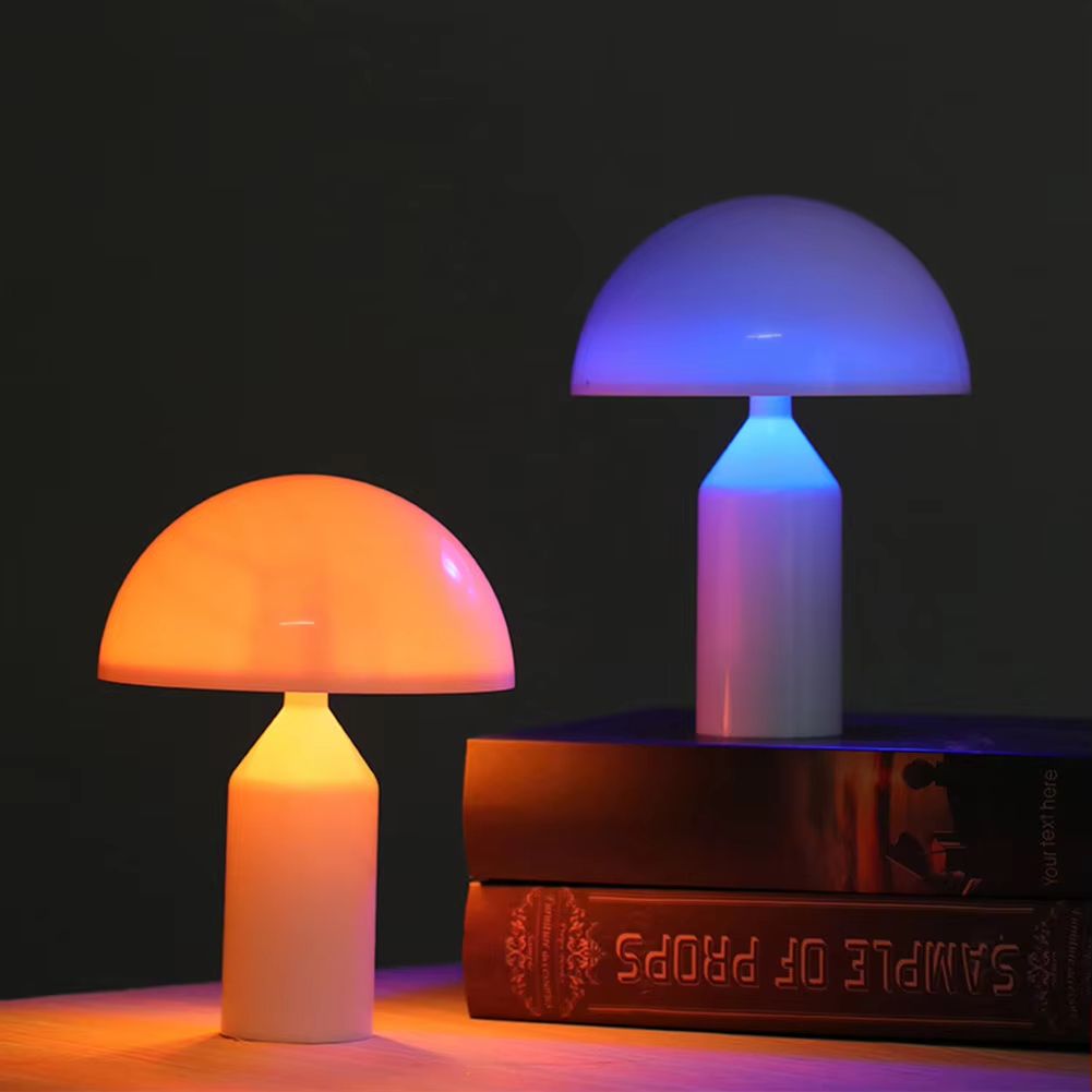 Mushroom Mood Lamp  Adjustable Brightness ColorChanging BatteryOperated Nightstand Glow 2