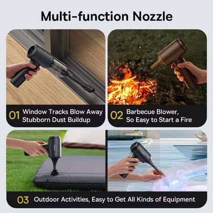 Baseus Wireless Car Vacuum  Blower Gun  Cordless Portable Cleaning Power For Your Vehicle 1