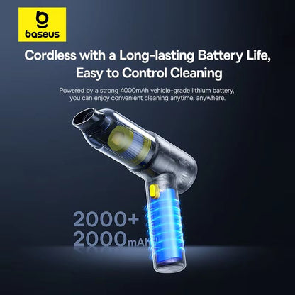 Baseus Wireless Car Vacuum  Blower Gun  Cordless Portable Cleaning Power For Your Vehicle 5