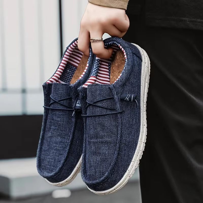 Everyday Comfort Canvas SlipOn Loafers  Mens Casual Moccasins With NonSlip Walking Sole 1