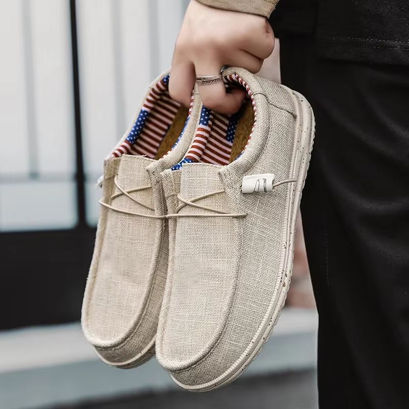 Everyday Comfort Canvas SlipOn Loafers  Mens Casual Moccasins With NonSlip Walking Sole 3