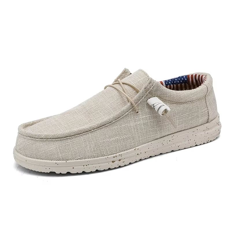 Everyday Comfort Canvas SlipOn Loafers  Mens Casual Moccasins With NonSlip Walking Sole 7