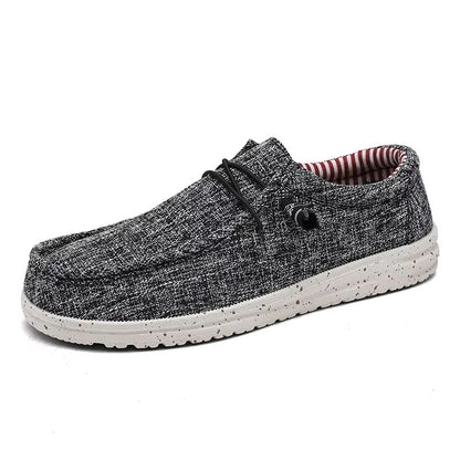 Everyday Comfort Canvas SlipOn Loafers  Mens Casual Moccasins With NonSlip Walking Sole 8
