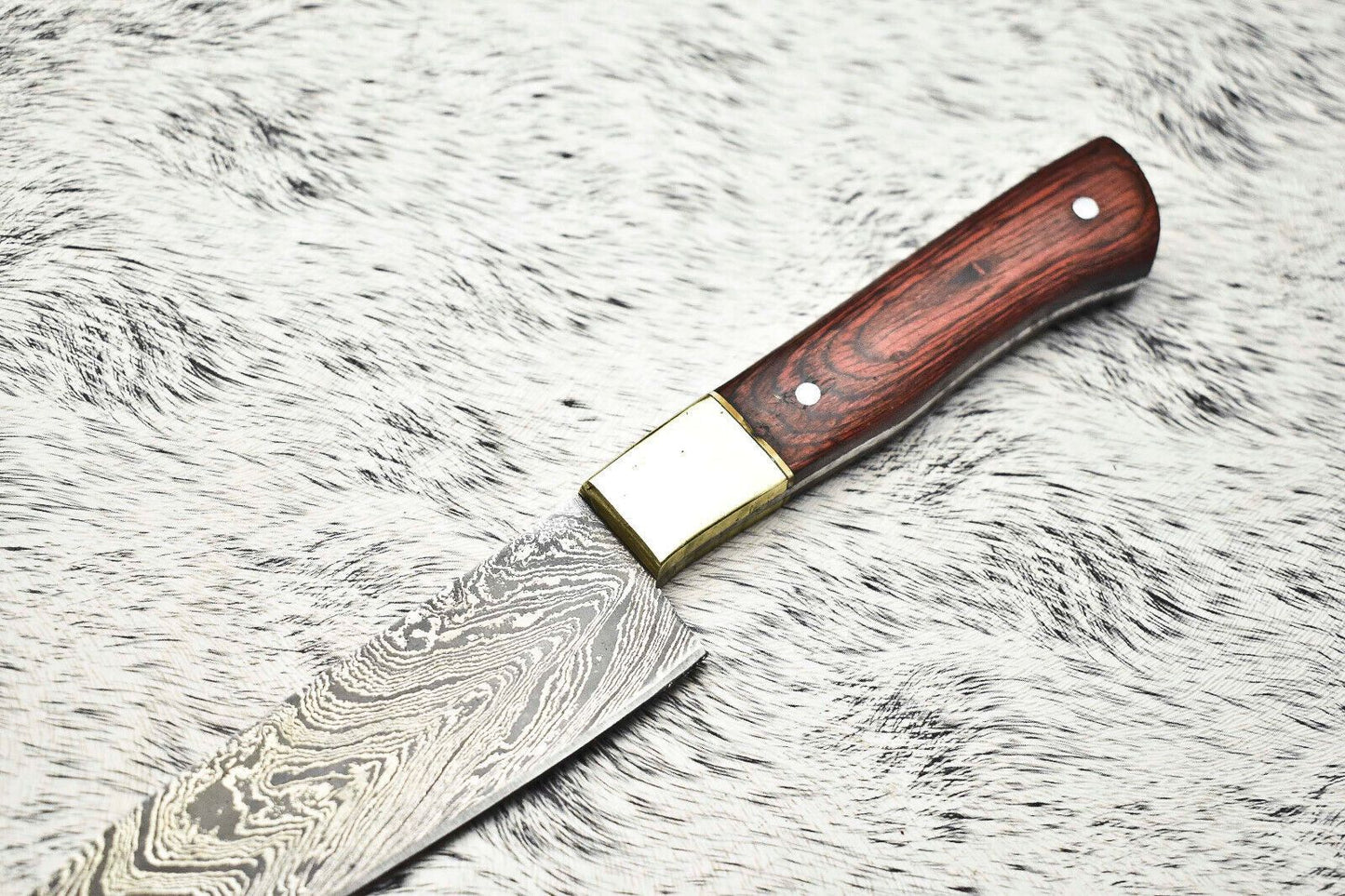 100 Handmade Damascus Steel Chef Knife  Full Tang Kitchen Knife  Custom Forged 384 Layer Blade 1