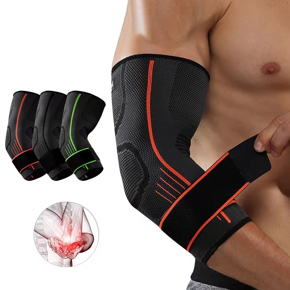 Arm Pads Guard, Elbow Compression Sleeve Support Brace, Arthritis Bandage, Arm Warmers, Stretch Safety Accessories