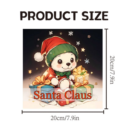Santa Claus Coloring Book, Adult Christmas Theme Gift For Stress Relief, Graffiti Painting Drawing Book