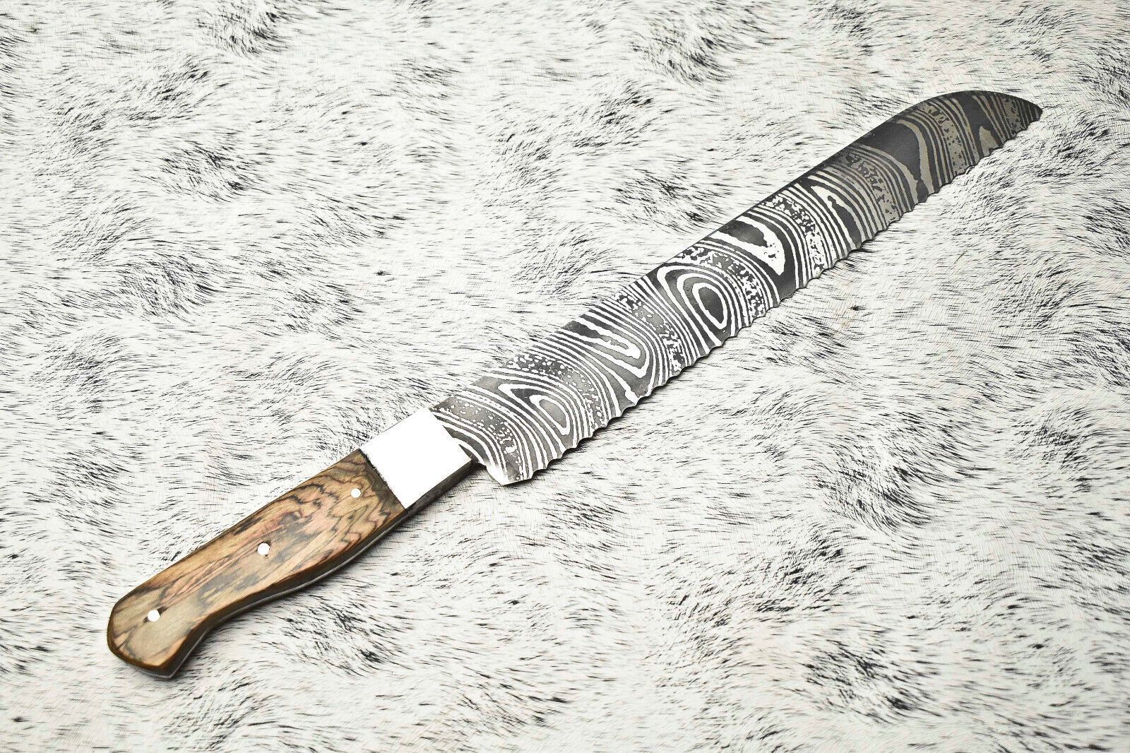 Premium Handmade Damascus Kitchen Knife  Full Tang Chef Knife  100 Handcrafted 3