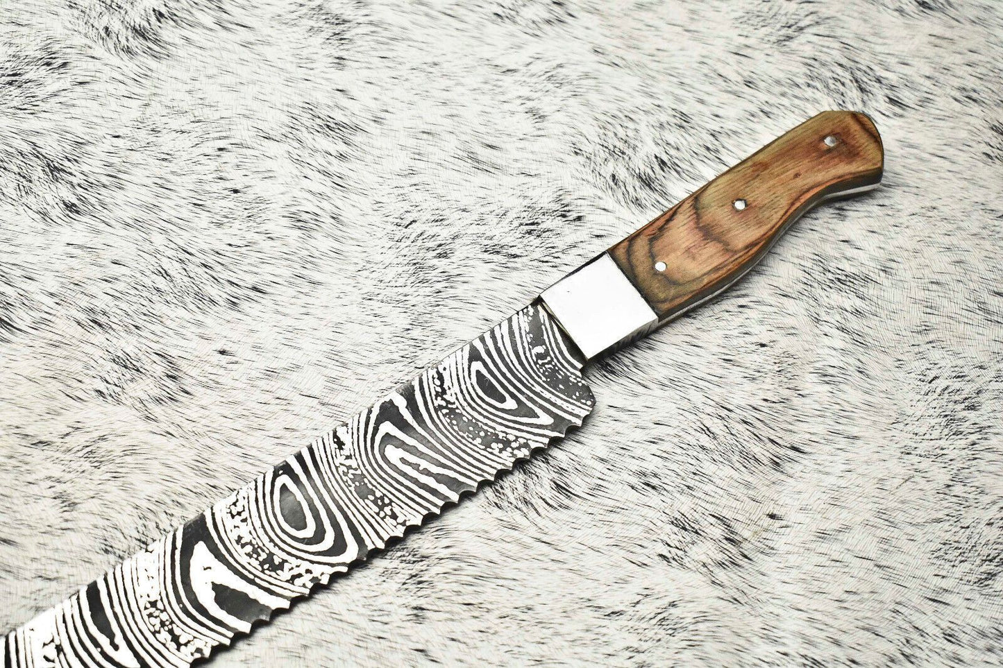 Premium Handmade Damascus Kitchen Knife  Full Tang Chef Knife  100 Handcrafted 1
