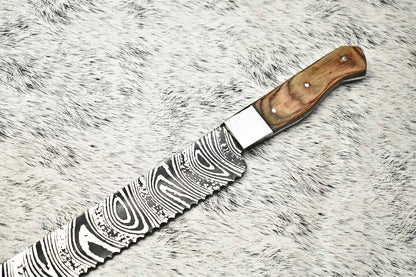 Premium Handmade Damascus Kitchen Knife  Full Tang Chef Knife  100 Handcrafted 1