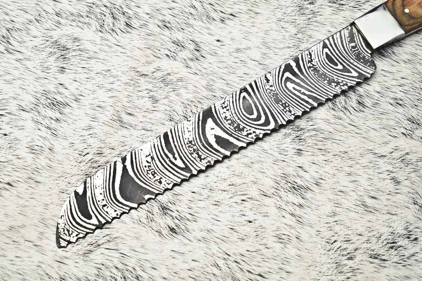 Premium Handmade Damascus Kitchen Knife  Full Tang Chef Knife  100 Handcrafted 2