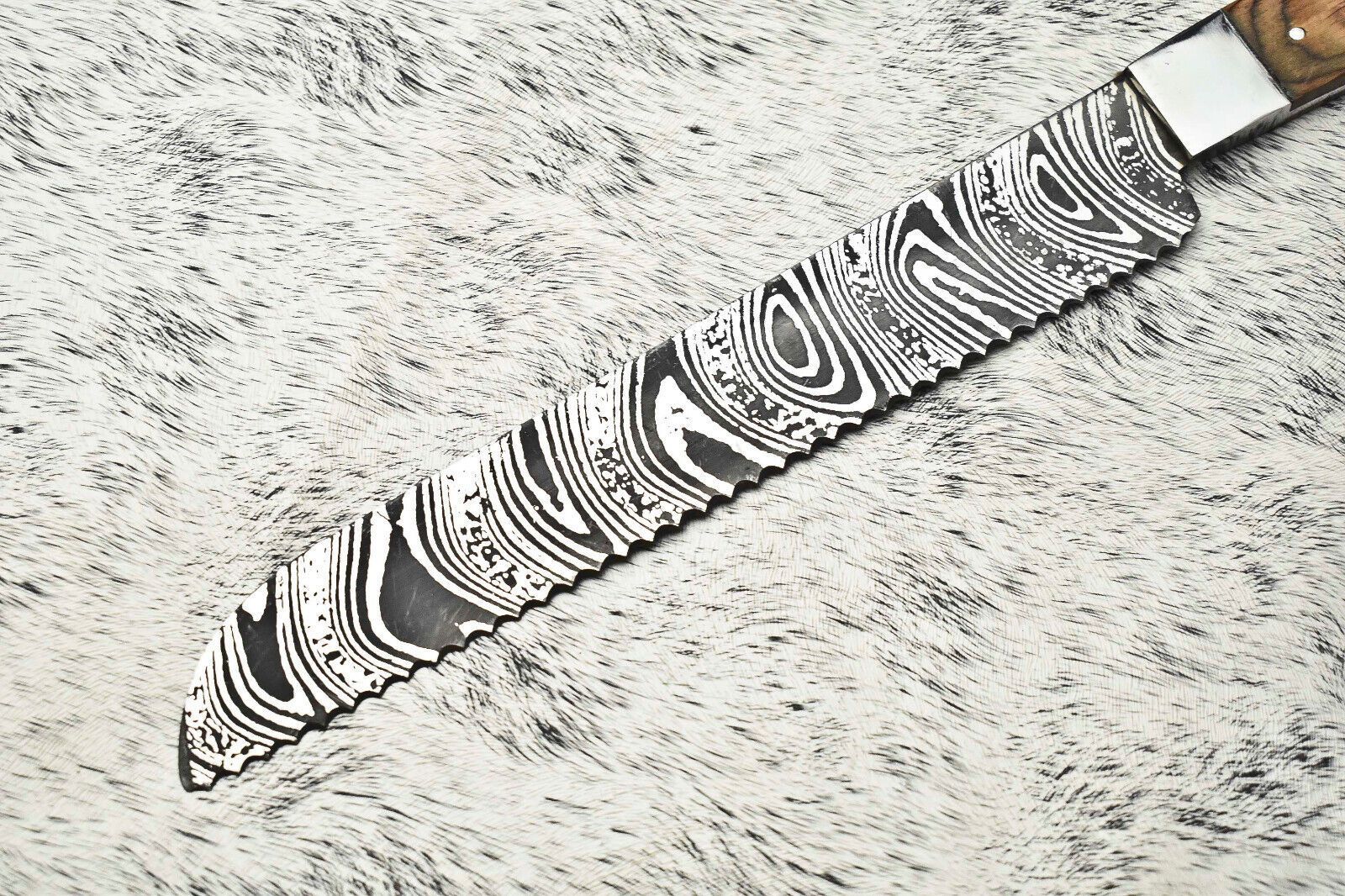 Premium Handmade Damascus Kitchen Knife  Full Tang Chef Knife  100 Handcrafted 2