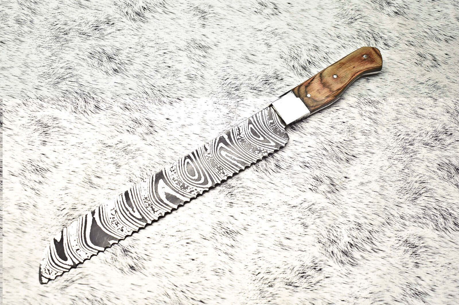 Premium Handmade Damascus Kitchen Knife | Full Tang Chef Knife | 100% Handcrafted