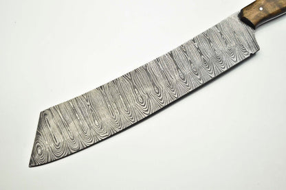 Artisan Damascus Steel Chef Knife  Handmade Forged Blade  Professional Kitchen Knife 2
