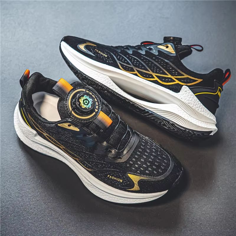 Mesh RotatingBuckle Sports Shoes  Mens Summer Breathable Running  Casual Outdoors Sneaker 2