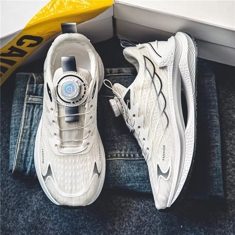 Mesh RotatingBuckle Sports Shoes  Mens Summer Breathable Running  Casual Outdoors Sneaker 5