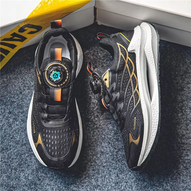 Mesh RotatingBuckle Sports Shoes  Mens Summer Breathable Running  Casual Outdoors Sneaker 7